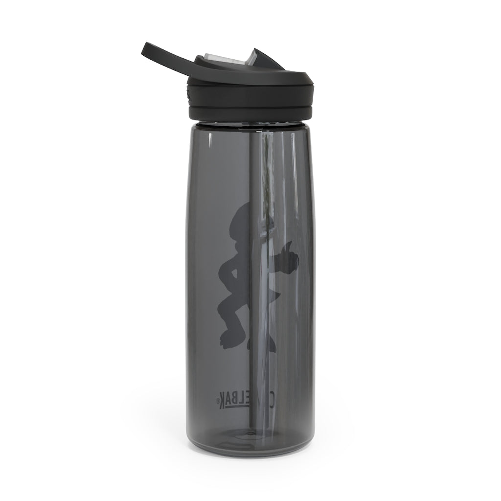 Clawmep CamelBak Eddy® Water Bottle in 20oz and 25oz sizes, showcasing its durable Tritan™ material and spill-proof design.